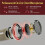 -Ear Audio Condenser Microphone,Wired Headset Condenser Mic with 4 Pin  XLR Cable Works for  System 6