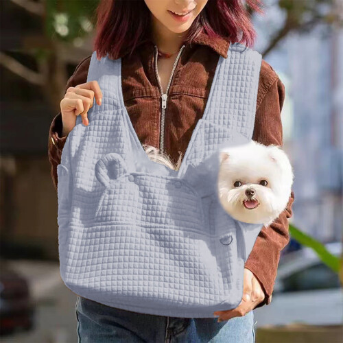 Rabbit Pet Backpack Thickened Winter Plush Carrier Bag for 2