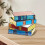 Vintage stacked book lamp decorative bedside lamp 8