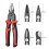 5-in-1 Interchangeable Plier Set: Cable Cutter, Wire Stripper, Scissors, Crimper, 8" Multipurpose Electrician Tools 2