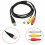 3RCA-auf-USB-AV-Adapterkabel für Camcorder 2