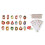 Wooden Threading Toy with Fruit Blocks 17