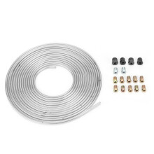 25ft Copper Nickel Brake Line Tube 3/16in OD Silver for Hydraulic Fuel