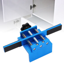 Positionierer für Montagewinkel aus Aluminiumlegierung für Türschrank, blau