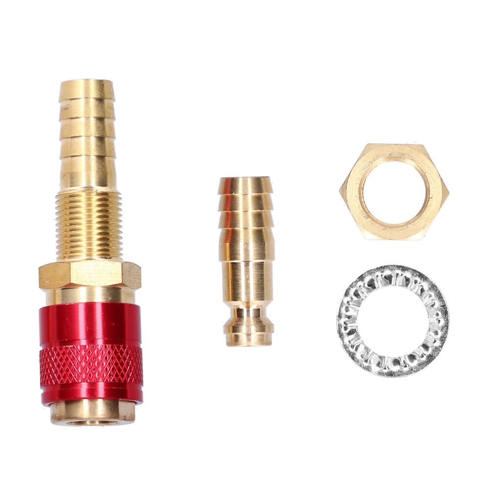 M10 Brass Quick Connector Fitting Hose For Tig Welding Torch 4601391586768