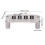 Gitarre Roller-Sattelbrücke Silber 4-Saiter Bass 2