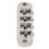 Gitarre Roller-Sattelbrücke Silber 4-Saiter Bass 11