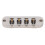 Gitarre Roller-Sattelbrücke Silber 4-Saiter Bass 14