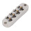 Gitarre Roller-Sattelbrücke Silber 4-Saiter Bass 15