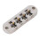 Gitarre Roller-Sattelbrücke Silber 4-Saiter Bass 16