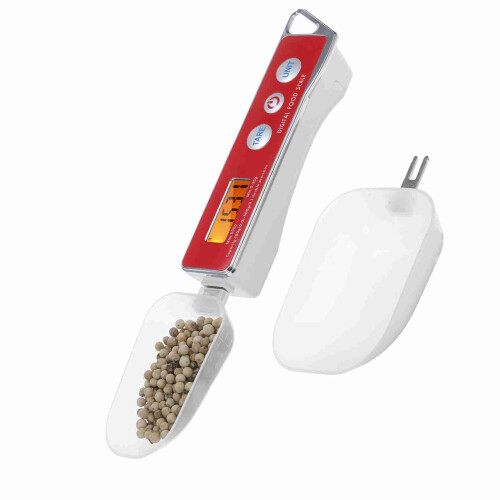 Digital Spoon Scale 0.05g-500g, 2 Spoons, Multi-Unit, Black or White