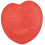 Durable Plastic Urinal Screen 19x17cm Splashproof Aromatic Red 3
