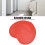 Durable Plastic Urinal Screen 19x17cm Splashproof Aromatic Red 7