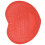 Durable Plastic Urinal Screen 19x17cm Splashproof Aromatic Red 10