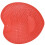 Durable Plastic Urinal Screen 19x17cm Splashproof Aromatic Red 11