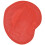 Durable Plastic Urinal Screen 19x17cm Splashproof Aromatic Red 12