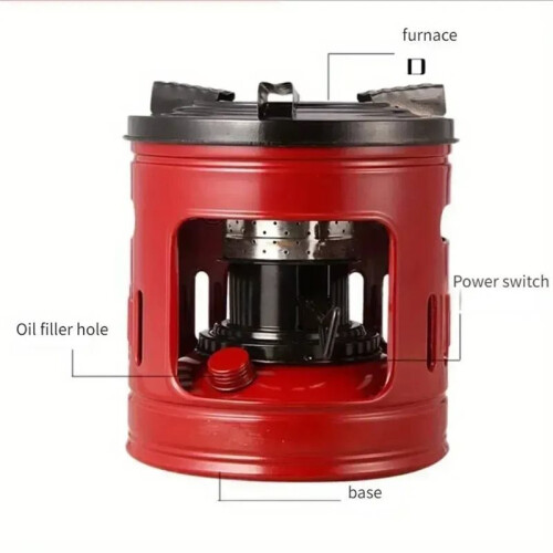 Portable Stove for Camping, Windproof Outdoor Cooking & Heating 1