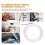 Smart WiFi Plug with App Control 16A Compact White Voice Compatible 5