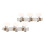 Chrome Guitar Tuning Pegs 3x3 5