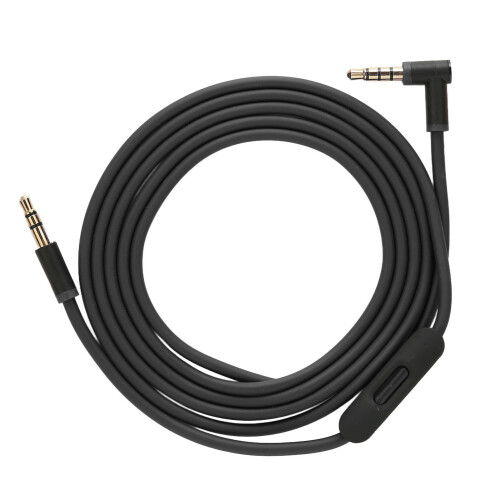 Replacement Audio Cable with Microphone, 1.4m, Black 1