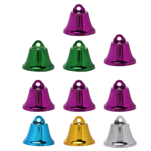 10pcs Colourful Iron Bird Bells for Parrots 3.2CM Interactive Toy 1