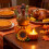 Thanksgiving kalkon och pumpa ljusstakar rustika 6