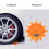 4-Pack Roadside Emergency LED Flashing Warning Flare Light Kit with Beacon Discs 5