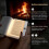 Flat Book Light Rechargeable Clear LED Smart Reading Light with Timer Dimmable Eye Protection for Bedside Travel Study 5