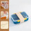 Leak-Proof Compartmentalized Portable Lunch Box with Fruit Section – Blue, Compatible with Home & Kitchen Use 6