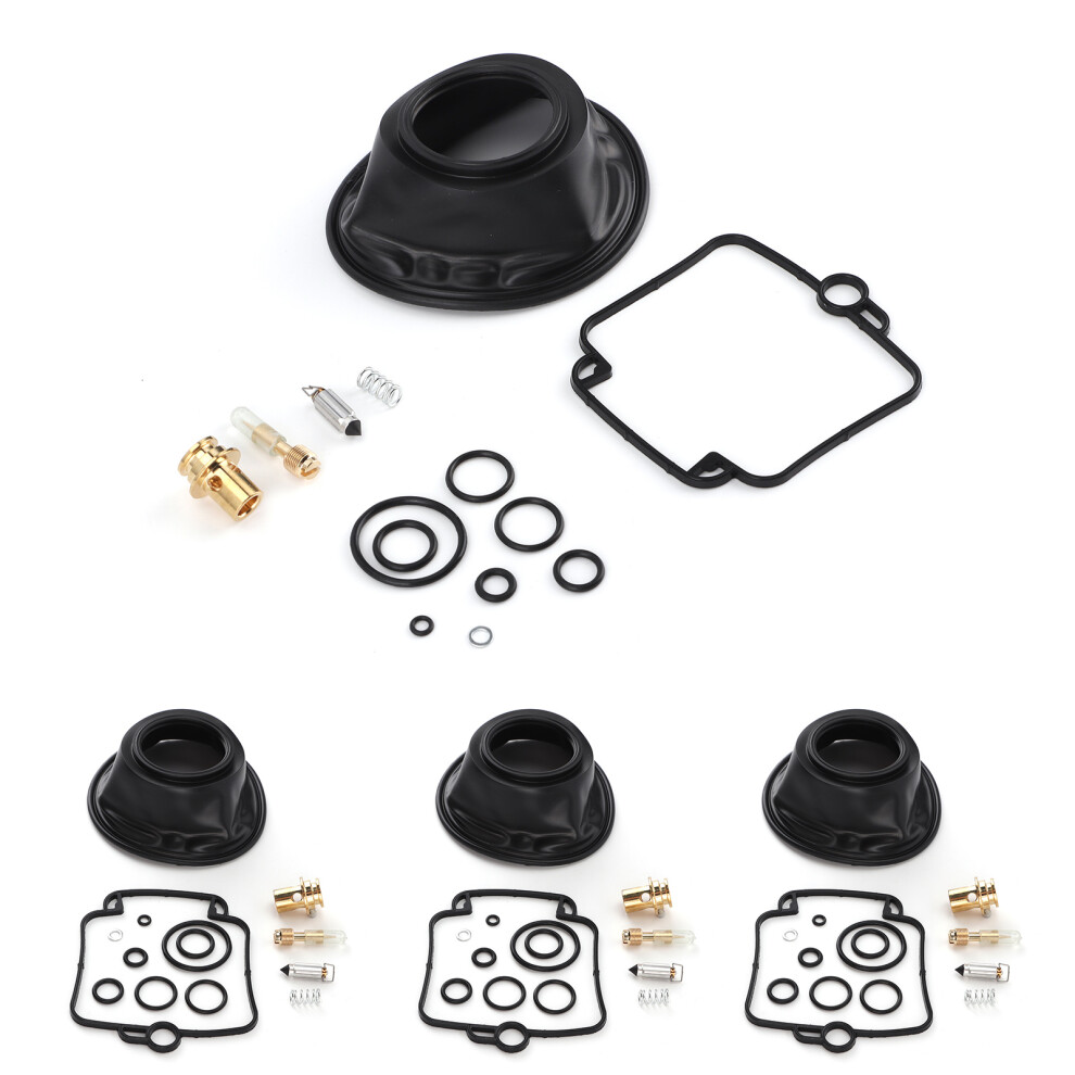 4Sets Motorcycle Carburetor Rebuild Kit For Gsxr 750 1990-1995 3041391592641