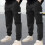Boys Casual Cotton Cargo Pants 2-Pack Elastic Waist 7