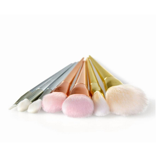 Makeup Brushes - Rose Silver Gold - Makeup Brushes 1