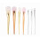 Makeup Brushes - Rose Silver Gold - Makeup Brushes 4