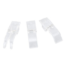 3 Stück Transparentes Nähmaschinen-Gleitfuß-Set für Singer, Bernette, HXl-70