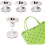 16PCS Durable Plastic Snap Button Clips for Beach Bags and Accessories 6