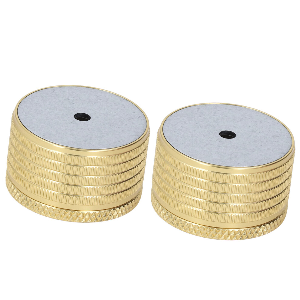 Bright Gold Aluminium Risers 2 Pack Adjustable 23-37Mm Supports 50-500Kg 7891391594178