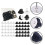 1 Box of Multipurpose Pin Back Replacement Flat Round Pin Compact Rubber Pin Backs 5