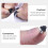 1 Box of Multipurpose Pin Back Replacement Flat Round Pin Compact Rubber Pin Backs 8