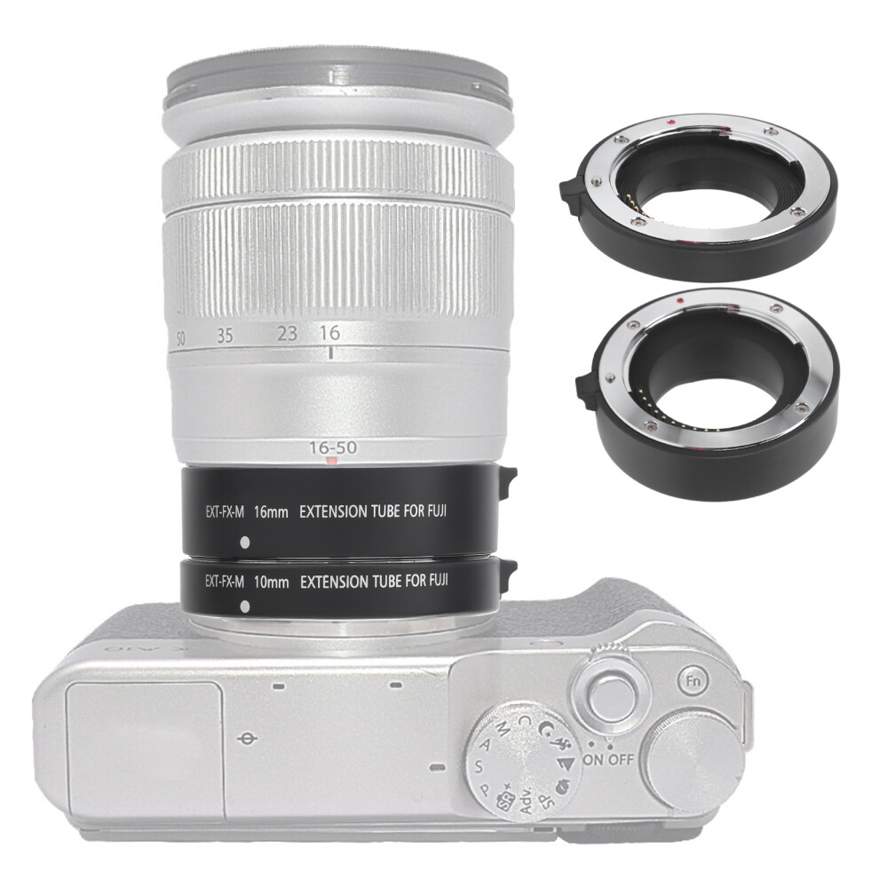 Fuji X Mount Macro Autofocus Closeup Extension Tube Set 10Mm & 16Mm 4641379105901