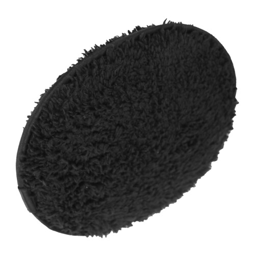 Double-Sided Black Reusable Makeup Remover Pads - Fiber, Washable 2