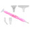 Rhinestone-Malstift mit 6 Ersatzspitzen, Pink, 12 cm 3