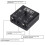 2X Passive 2 in 1 Out or 1 in 2 Out XLR Balanced Audio Source Switcher Box Manual Selector 5