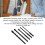 5PCS Masonry Drill Bits 1/4" Hex Carbide Set 5-12mm 3