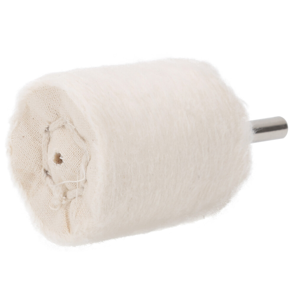 White Cloth Polishing Wheel Cylindrical 40Mm Drill Grinding Tool 4191391594790