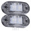 10-30V 2LED Seitenmarkierungsleuchte Weißer Blinker 2