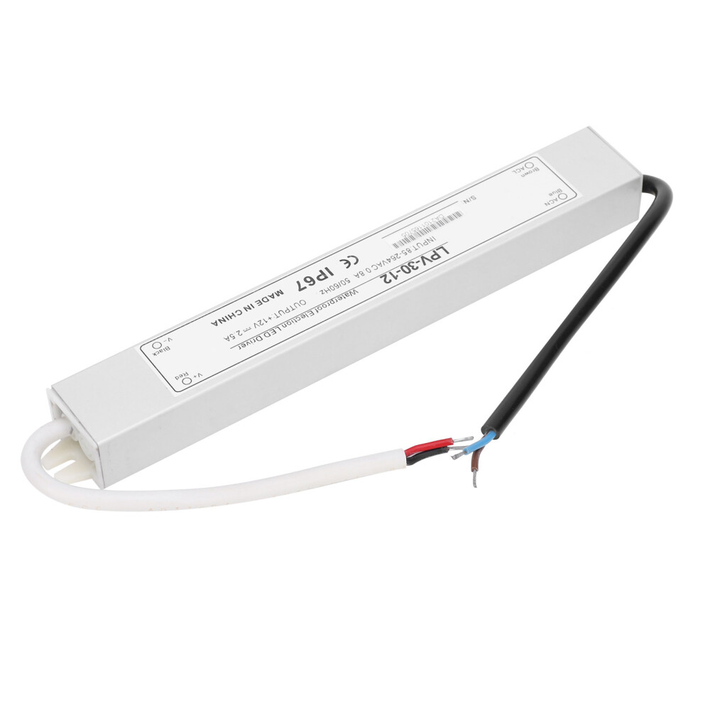Ip67 Waterproof Led Power Supply 12V 30W Aluminum 222X30mm 8221391595025