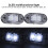 10-30V 2LED Seitenmarkierungsleuchte Weißer Blinker 10
