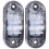 10-30V 2LED Seitenmarkierungsleuchte Weißer Blinker 14