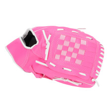 Erwachsenen- und Jugendleder atmungsamer Baseball-Softball-Handschuh Rosa 31,7 cm
