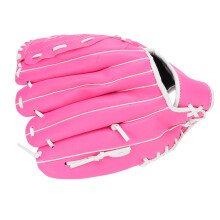 Atmungsaktiver Leder-Baseballhandschuh für Erwachsene & Jugendliche, 24,1 cm, Pink